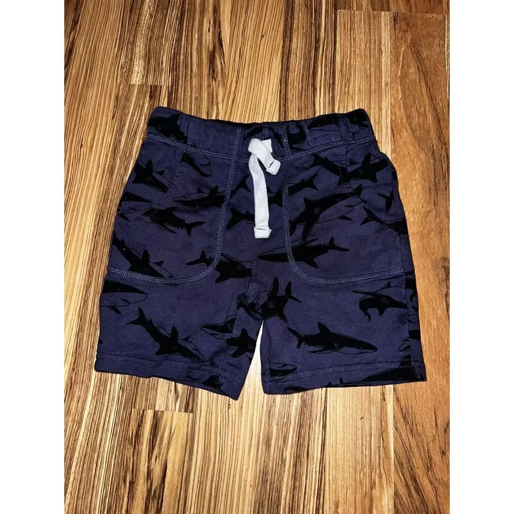 Carter's‎ TCP Boys Cotton Shorts Sz 4 Lot Of 4